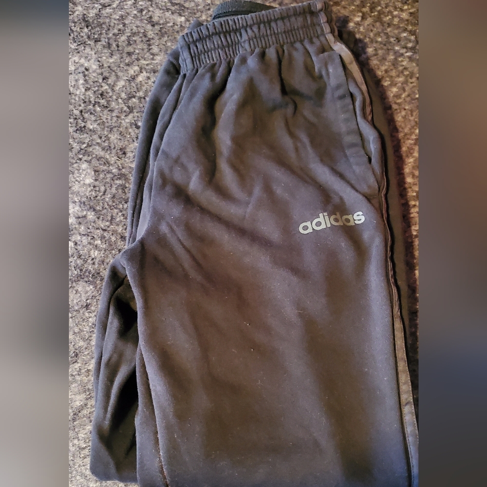 Adidas Men Black Jogger Pants